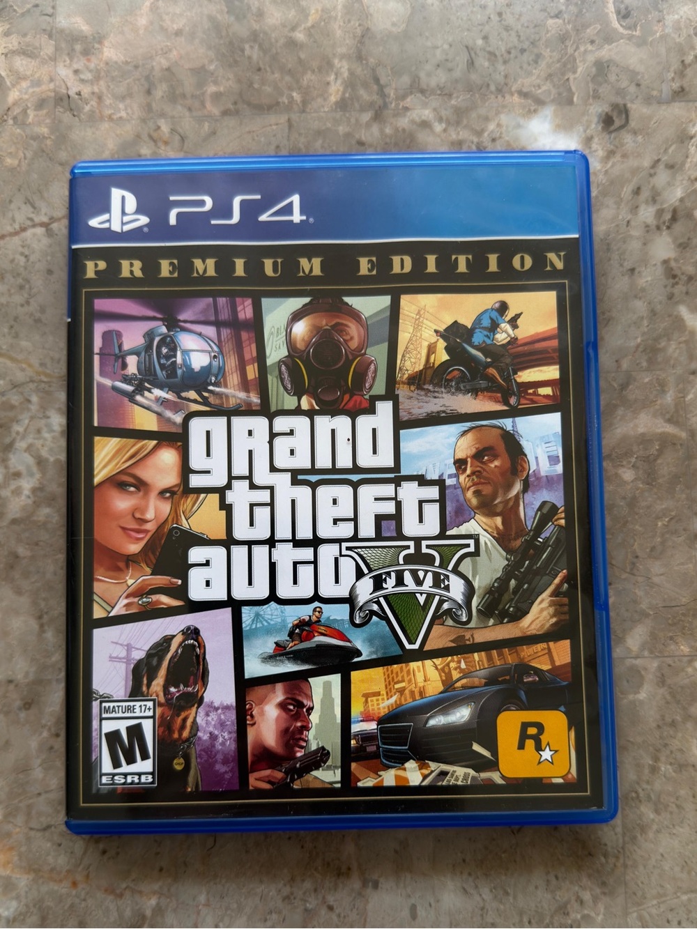 Sony PS4 Grand Theft Auto V Premium Edition - Blue Case